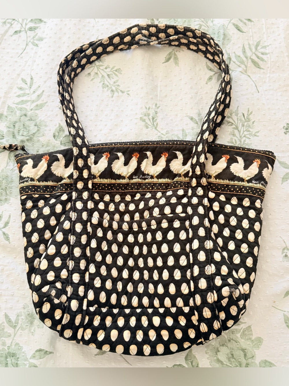 Vintage 90s Vera Bradley chicken print bag